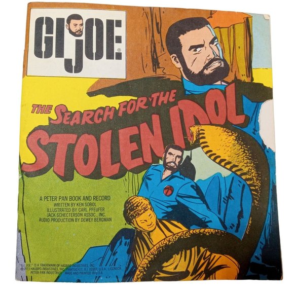 GI Joe Comic Book Booklet Search For The Stolen Idol 1973 Collectible Vintage - Picture 1 of 11